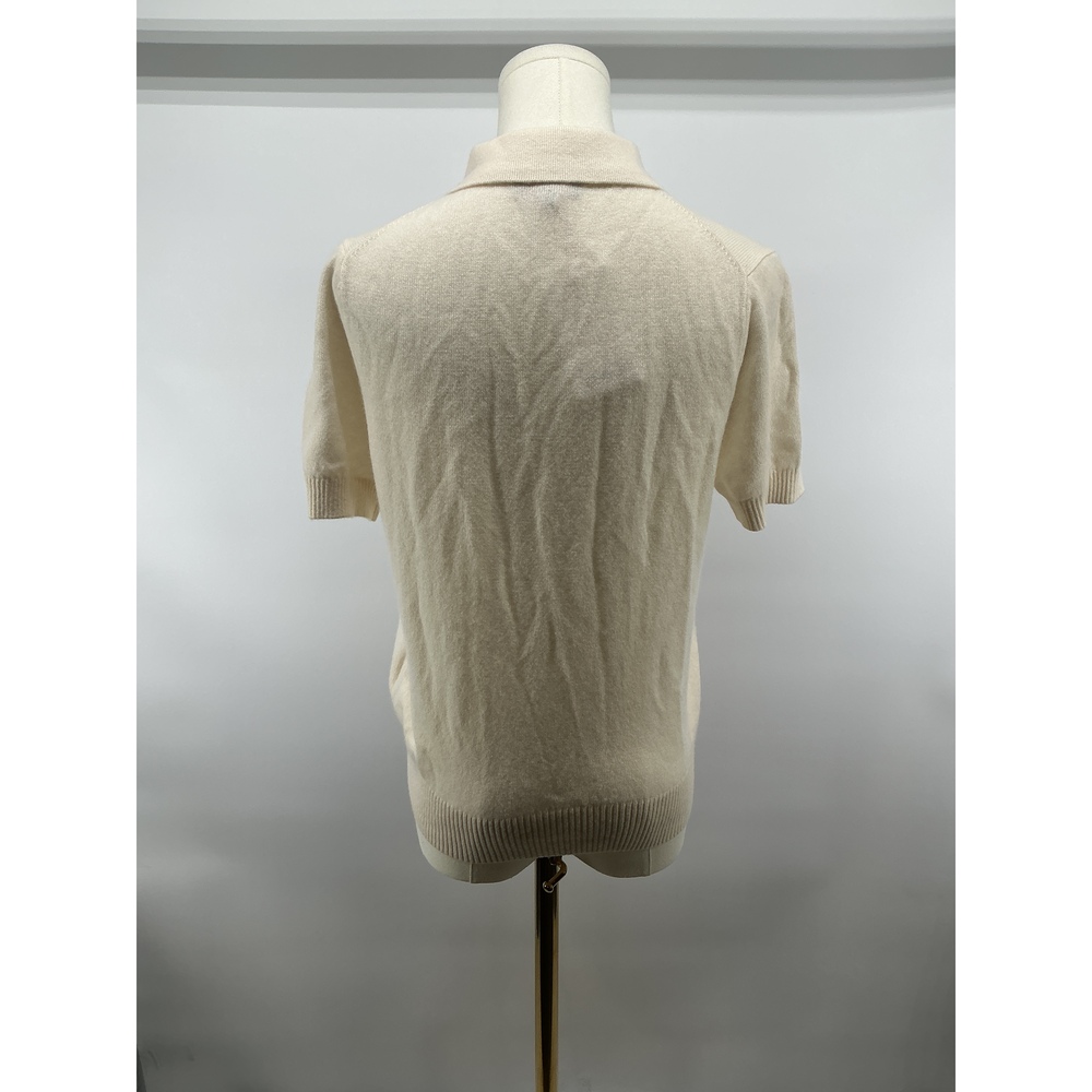 Mongolian Cashmere Short Sleeve Polo - Picture 2 of 3